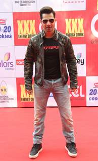 Varun Dhawan was seen at the CCL Match Between Mumbai Heroes and Veer Maratha