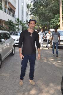 Hrithik Roshan poses for the media on his Birthday