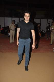 Imran Khan poses for the media at Umang Police Show