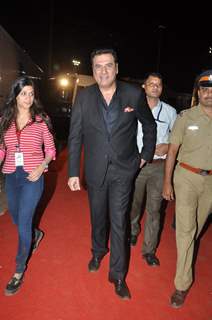 Boman Irani poses for the media at Umang Police Show