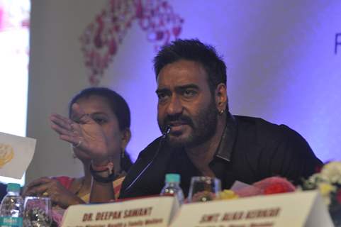 Ajay Devgn interacts with the audience at National Youth Day Event