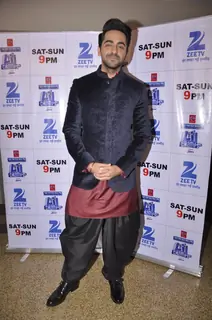 Mithun Chakraborty poses for the media at the Promotions of Hawaizaada