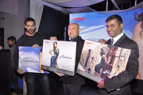 John Abraham Launches Yamaha Fascino Calendar