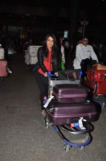 Richa Chadda was snapped at Airport