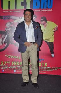 Govinda poses for the media at the Launch of the Movie Hey Bro