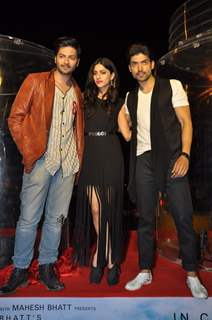 Celebs pose for the media at the Promotions of Khamoshiyan