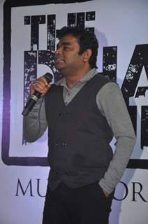 A.R. Rahman interacts with the audience at the Launch of 'The Dharavi Project'