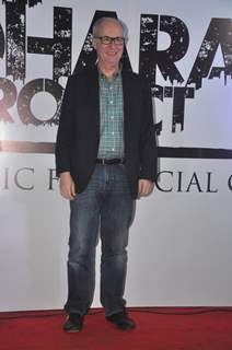 Max Hole poses for the media at the Launch of 'The Dharavi Project'