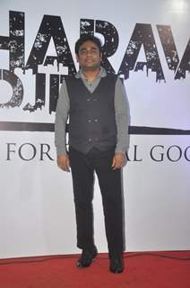 A.R. Rahman poses for the media at the Launch of 'The Dharavi Project'