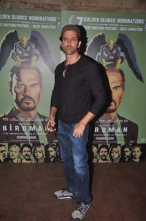 Hrithik Roshan was seen at the Special Screening of Birdman