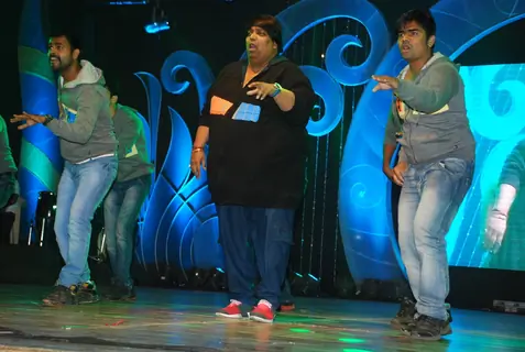 Ganesh Acharya performs at the Promotions of Hey Bro