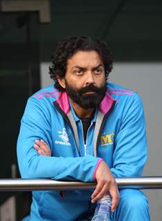 Bobby Deol was snapped at Mumbai Heroes Vs Kerala Strikers Match