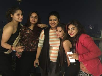 Tina Dutta with Aarti Singh and Srijeeta at the Get Together