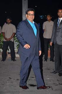 Subhash Ghai at Kush Sinha's Wedding Reception