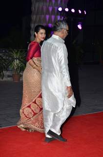 Kajol Devgn was snapped at Kush Sinha's Wedding Reception