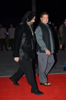Salim Khan was snapped at Kush Sinha's Wedding Reception