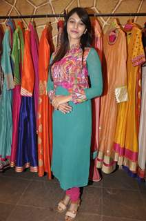 Shamata Anchan poses for the media at Hue Store