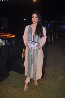 Tabu poses for the media at the Music Launch of Shamitabh