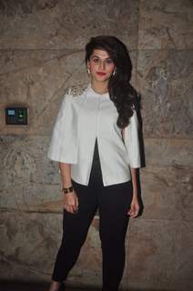 Taapsee Pannu poses for the media at the Special Screening of BABY