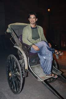 Sushant Singh Rajput was snapped at the Trailer Launch of Detective Byomkesh Bakshy!