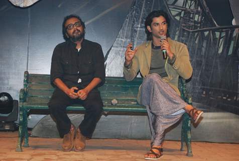 Sushant Singh Rajput interacts with the audience at the Trailer Launch of Detective Byomkesh Bakshy!