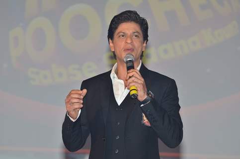 Shah Rukh Khan interacts with the audience at the Launch of '& TV'