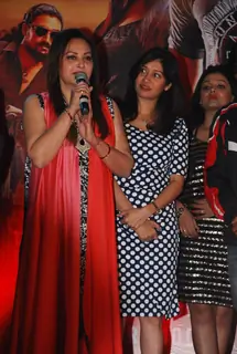 Jaya Pradha interacts with the audience at the Launch of the Movie Bikers Adda
