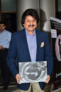 Pankaj Udhas poses for the media at the Launch of the Book 'In Search Of Dignity And Justice'