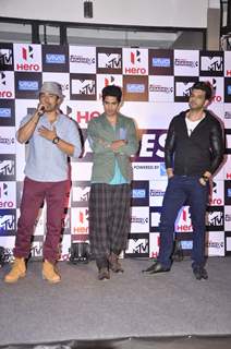 Rannvijay Singh interacts with the media at the Press Conference of MTV Roadies X2