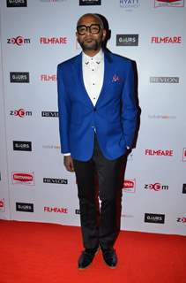 Benny Dayal poses for the media at Filmfare Nominations Bash