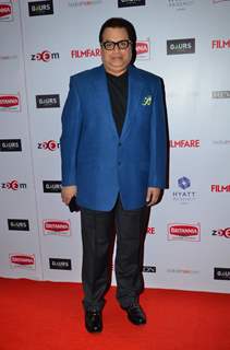Ramesh Taurani poses for the media at Filmfare Nominations Bash