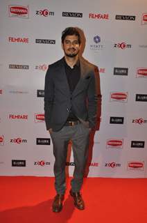 Tahir Bhasin poses for the media at Filmfare Nominations Bash