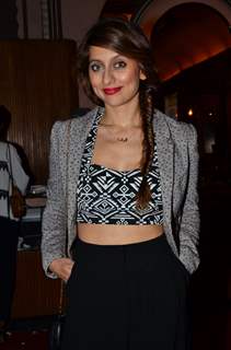 Anusha Dandekar poses for the media at the Red Carpet Premier of Baby