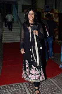 Ekta Kapoor poses for the media at Bharat Gaurav Achievement Awards