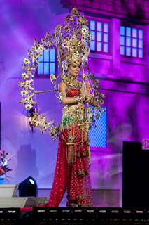 Noyonita Lodh represented India at The 63rd Miss Universe Pageant
