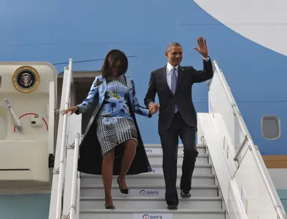 Barack Obama and Michelle Obama Visit India