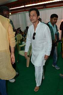 Sujoy Ghosh was seen at Anurag Basu's Saraswati Pooja