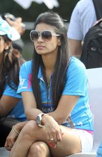 Barkha Bisht Sengupta was snapped at Mumbai Heroes Match at CCL