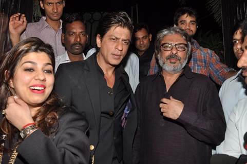 Shah Rukh Khan at Sanjay Leela Bhansali's PadmaShri Honour Dinner