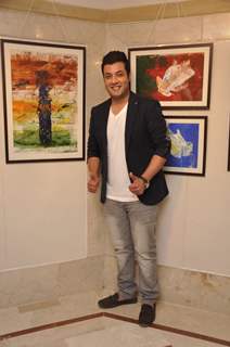 Varun Sharma at the Art Exhibition Inaugration