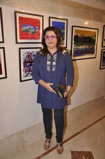 Farah Khan at the Art Exhibition Inaugration