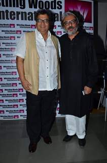 Subhash Ghai with Sanjay Leela Bhansali at the Inaugration of 5th VEDA and I-Pray