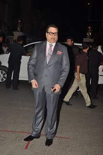 Ramesh Taurani poses for the media at Britannia Filmfare Awards