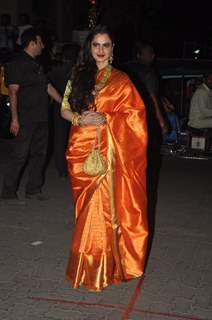 Rekha was seen at the 60th Britannia Filmfare Awards