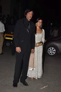 Kay Kay Menon with his wife at the 60th Britannia Filmfare Awards