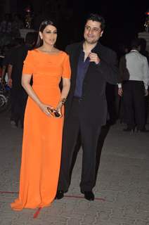 Sonali Bendre was with her husband Goldie Bahl at the 60th Britannia Filmfare Awards