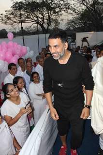 Akshay Kumar was snapped at Bramhakumari Sakhi Minithon 2015