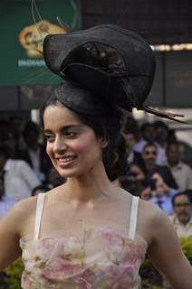 Kangana Ranaut was snapped at Signature Derby 2015