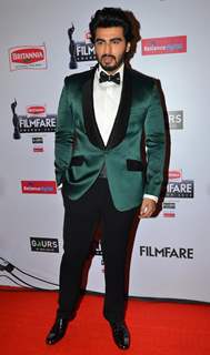 Arjun Kapoor was at the 60th Britannia Filmfare Awards