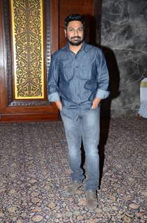 Mithoon poses for the media at Irshad Kamil's Book Launch